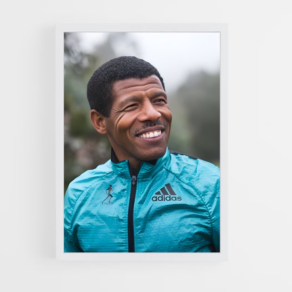 Poster Sourire de Coureur – affiche Athlétisme (vue 3)